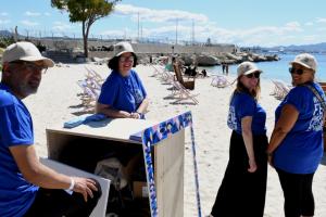 Arrivée de la Flamme Olympique 2024